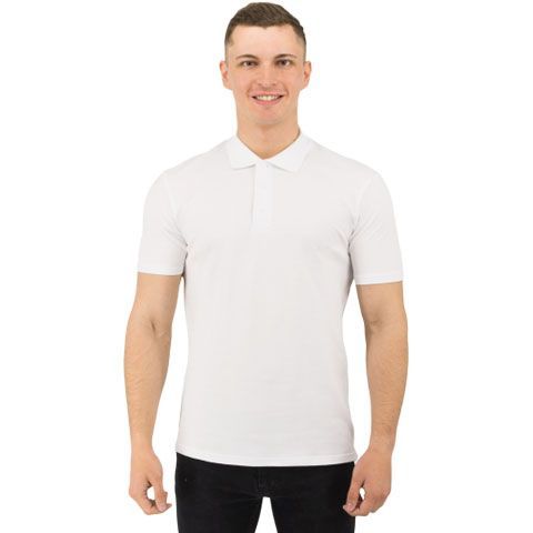 Рубашка поло Rock, мужская (белая, 2XL) под нанесение