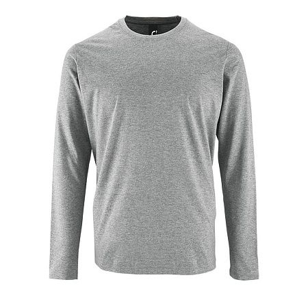 Футболка с длинным рукавом Imperial LSL Men, серый меланж, размер XXL