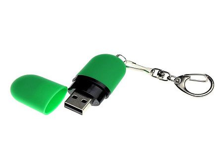 USB 3.0- флешка «Goutte Soft-touch» на 128 Гб каплевидной формы
