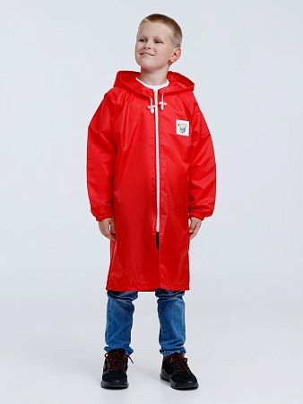 Дождевик детский Rainman Kids, красный, размер 7–9 лет (122-134 см)