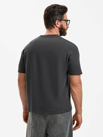 Футболка унисекс Durington, темно-серая (графит), размер XL/2XL