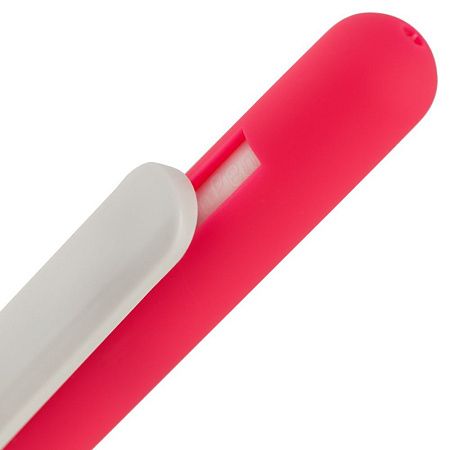 Ручка шариковая Swiper Soft Touch, черная с белым