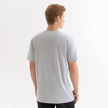 Футболка унисекс Крис (Kris), 150 гр., светло-серая, размер L