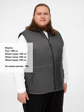 Жилет Warm, темно-серый, размер L
