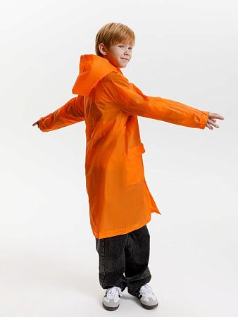 Дождевик детский RainDrop Kids, оранжевый, размер 12 лет (142-152 см)