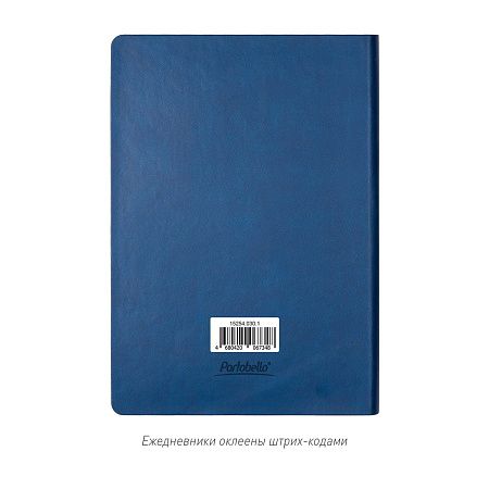 Ежедневник Латте (Latte NEW) недатированный, синий/голубой (без упаковки, без стикера)