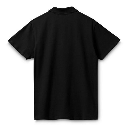 Рубашка поло мужская Spring 210, черная, размер 5XL