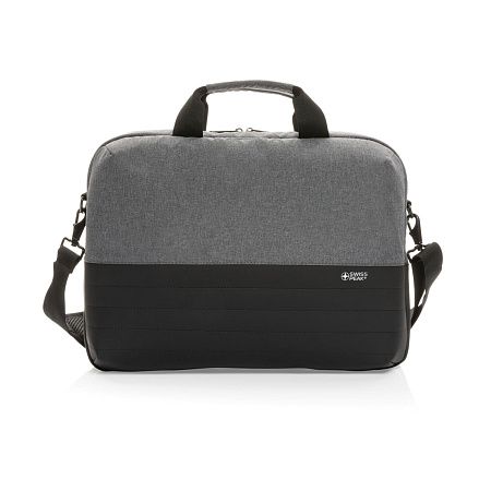 Сумка для ноутбука Swiss Peak с RFID-защитой из rPET AWARE™, 15,6’’