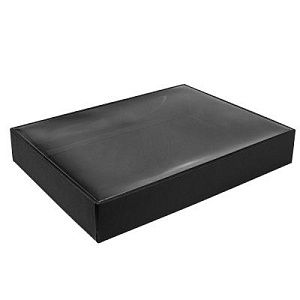 Коробка подарочная, черная Solution Superior, размер 23*17,9*3,1 см, под ежедневник в суперобложке