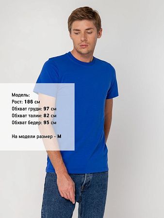 Футболка мужская T-bolka Stretch, ярко-синяя, размер 3XL