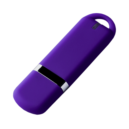 Флешка MIRAX SOFT Фиолетовая PURPLE MEDIUM C 4020.11.8ГБ
