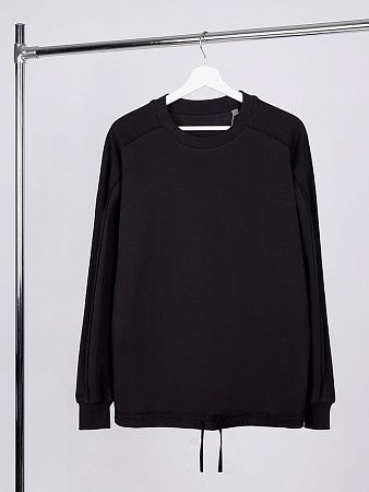 Свитшот унисекс Vozduh, черный, размер XL/2XL
