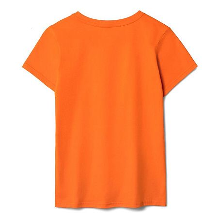 Футболка женская T-bolka Lady, оранжевая, размер XL v2