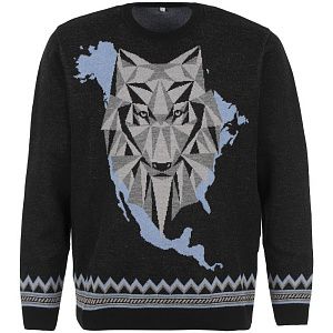 Джемпер Totem Wolf, черный, размер L