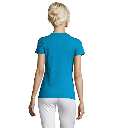 Футболка женская Regent Women, ярко-бирюзовая, размер XL
