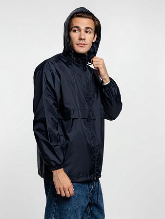 Ветровка из нейлона Surf 210, темно-синяя (navy), размер XS