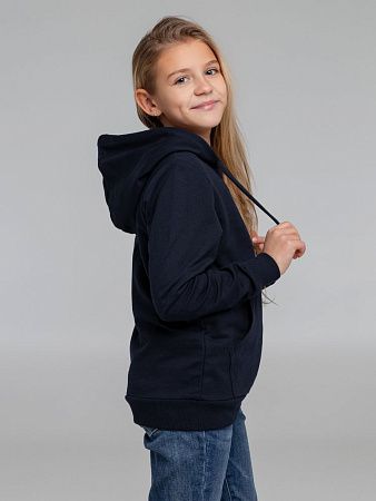 Худи детское Kirenga Kids 2.0, темно-синее, размер 8 лет (118-128 см)