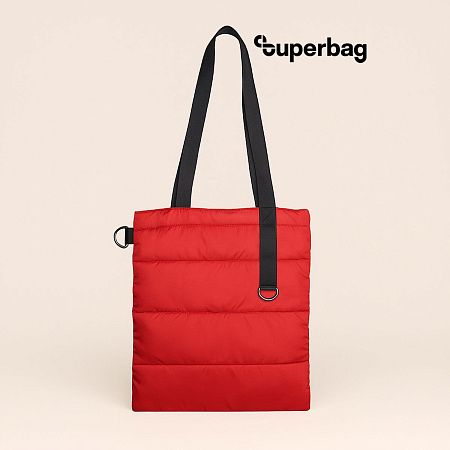 Шоппер Superbag Bubble, стёганый, с магнитной кнопкой