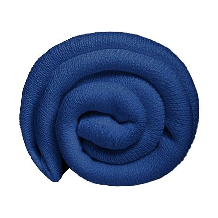 Плед  "Belt"; синий; 130 х 180 см; 100% акрил, с поясом
