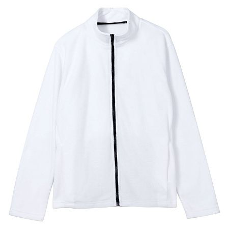 Куртка флисовая унисекс Manakin, белая, размер XS/S