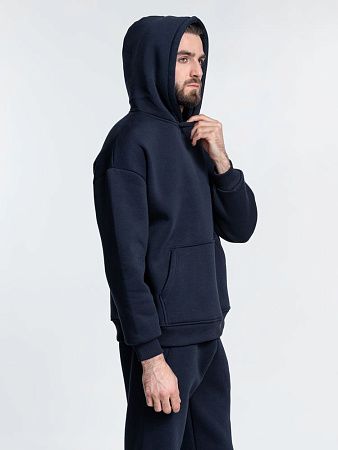 Худи Kulonga Oversize, темно-синее (кобальт), размер XS/S