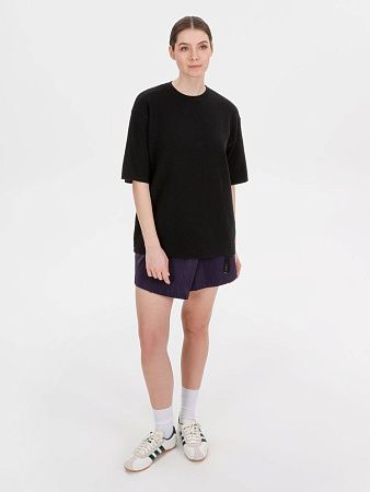 Джемпер с коротким рукавом Siluetti Volumica, черный, размер XL/2XL