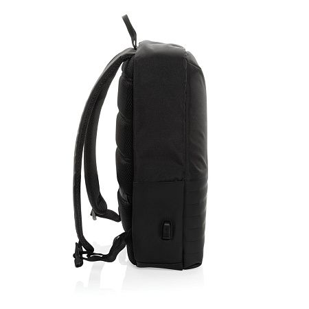 Антикражный рюкзак для ноутбука Swiss Peak с RFID-защитой из rPET AWARE™, 15,6’’