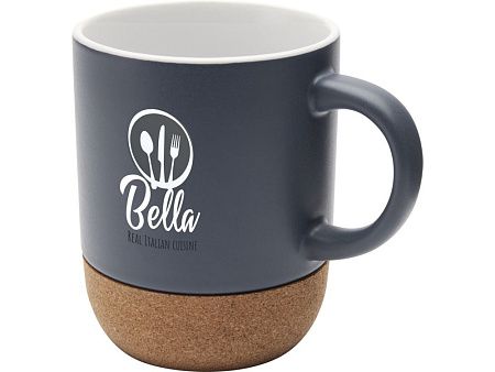 Керамическая кружка «Billie» с пробковым дном, матовая