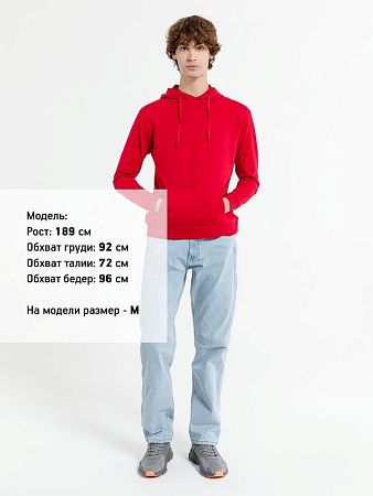 Худи унисекс Westray, красное, размер M