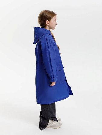 Дождевик детский RainDrop Kids, ярко-синий, размер 8 лет (118-128 см)