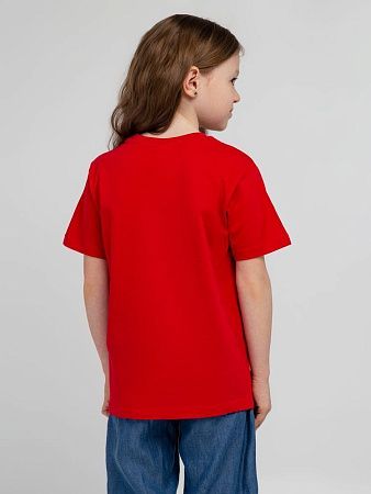 Футболка детская Regent Kids 150, красная, размер 8 лет (118-128 см)