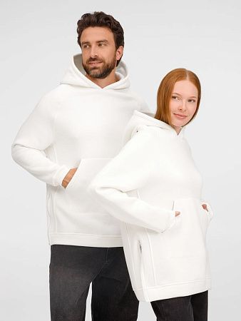 Худи унисекс оверсайз Easy Street, молочно-белое, размер XL/2XL