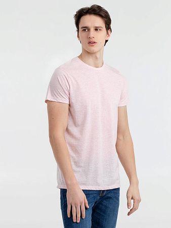 Футболка мужская Regent Fit 150, розовый меланж, размер XXL