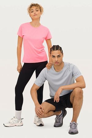 Футболка унисекс Sporty 140, серая, размер L