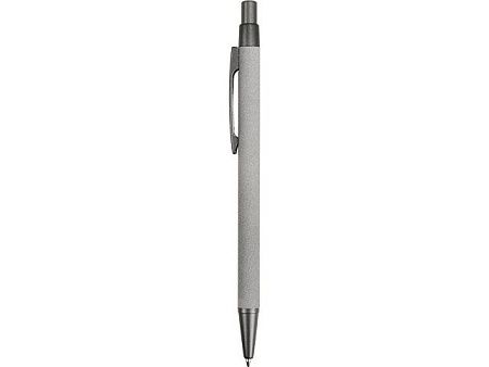 Ручка шариковая Stone Soft Touch Requis, металлическая, софт тач темно-серая