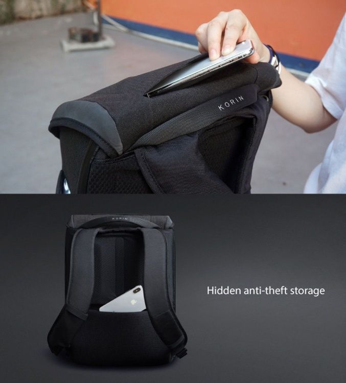 Рюкзак KORIN ClickPack X 45х32х15,5 см, с клапаном