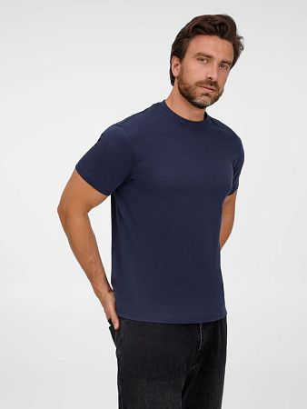 Футболка унисекс T-Bolka 180, темно-синяя, размер 5XL