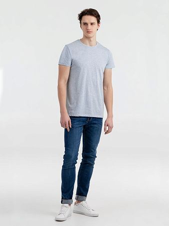 Футболка мужская Regent Fit 150, голубой меланж, размер XL