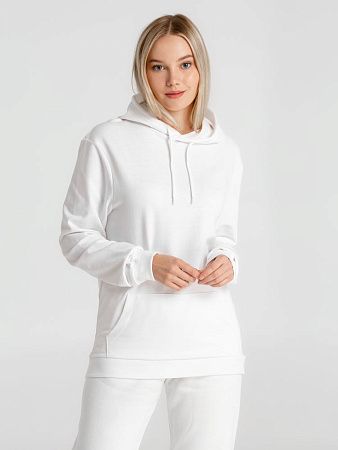 Толстовка с капюшоном унисекс Hoodie, белая, размер 4XL