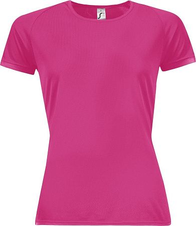Футболка женская Sporty Women 140, розовый неон, размер M