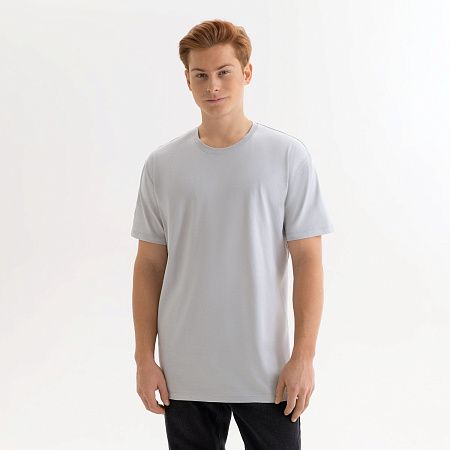 Футболка унисекс Крис (Kris), 150 гр., светло-серая, размер L