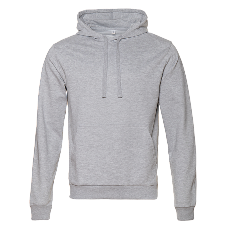 Худи унисекс STAN футер без начёса 260, 23, Серый меланж,  (50/60)  (54/XXL)