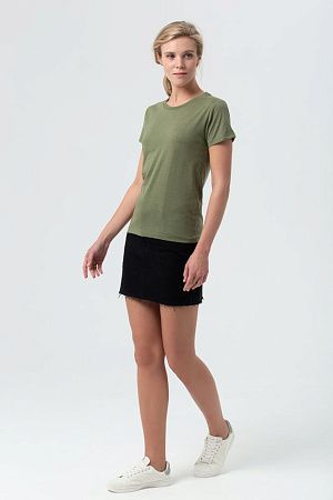 Футболка женская Regent Fit Women, меланж хаки, размер XXL