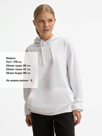 Худи унисекс Condor, белое, размер XS
