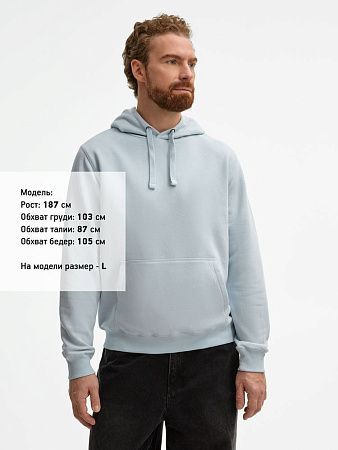 Толстовка унисекс Spencer, голубая, размер M