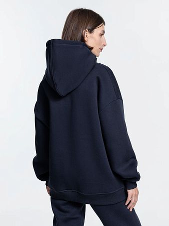 Худи Kulonga Oversize, темно-синее (кобальт), размер XS/S