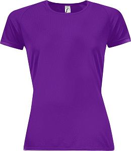 Футболка женская Sporty Women 140, зеленое яблоко под нанесение