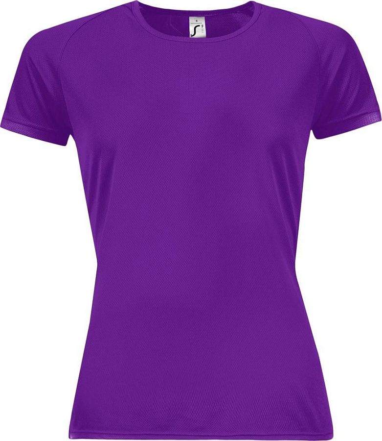 Футболка женская Sporty Women 140, зеленое яблоко под нанесение