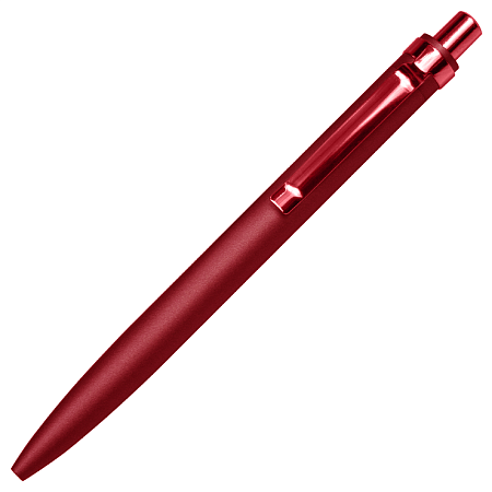 Ручка шариковая Shine Ray Soft touch алюминиевая, бордовая