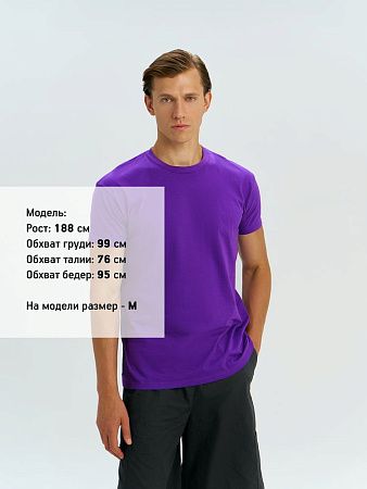 Футболка унисекс Regent 150, темно-фиолетовая, размер M